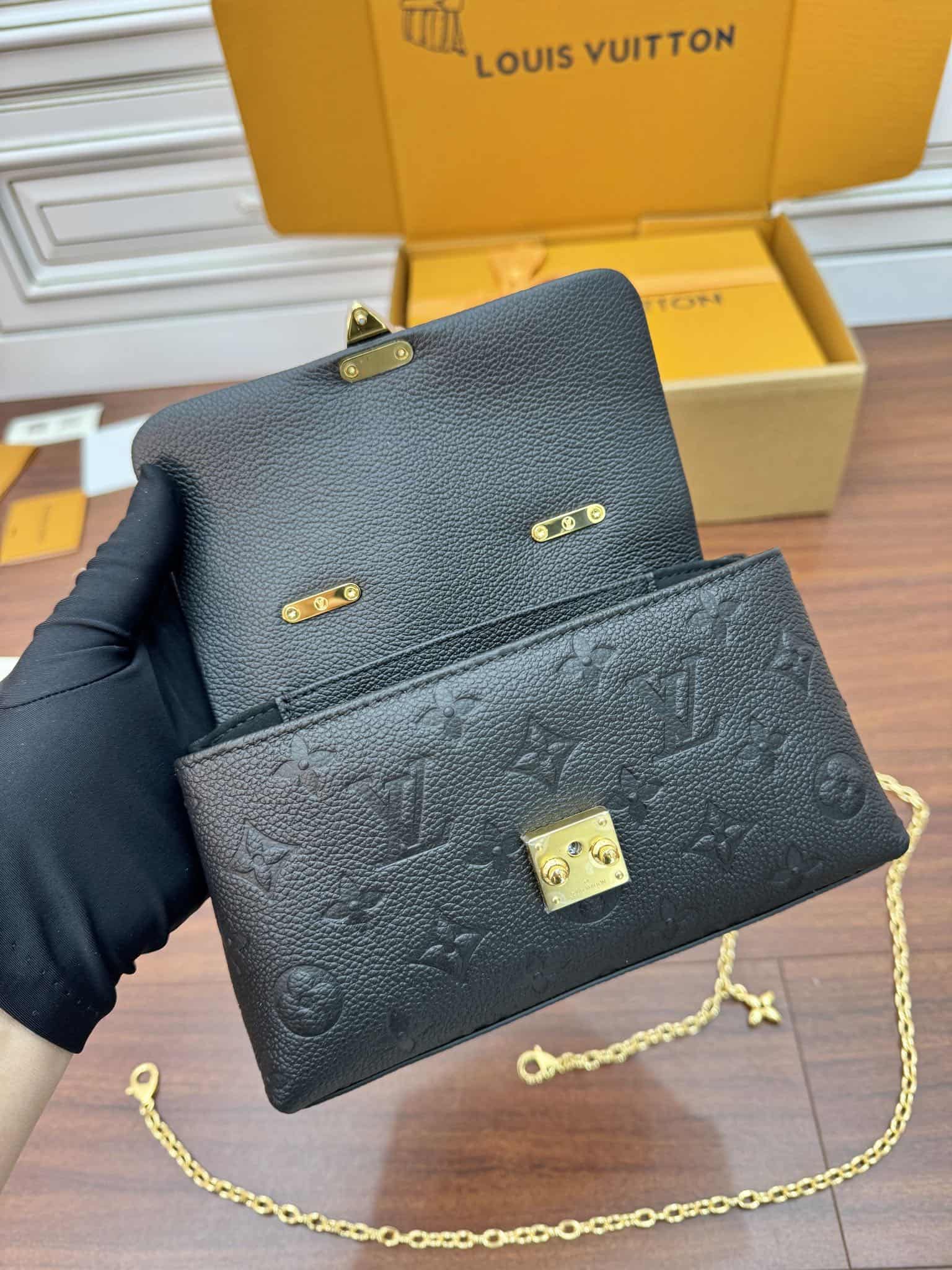Louis Vuitton Madeleine Nano Embossed, grained cowhide leather M12144 Top