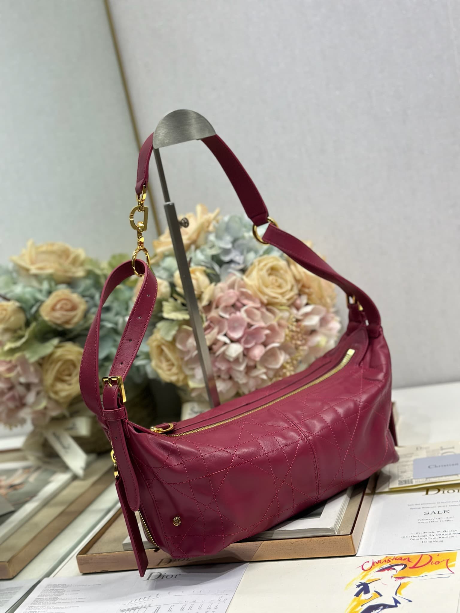 Small D-Journey Bag in Smooth Calfskin High