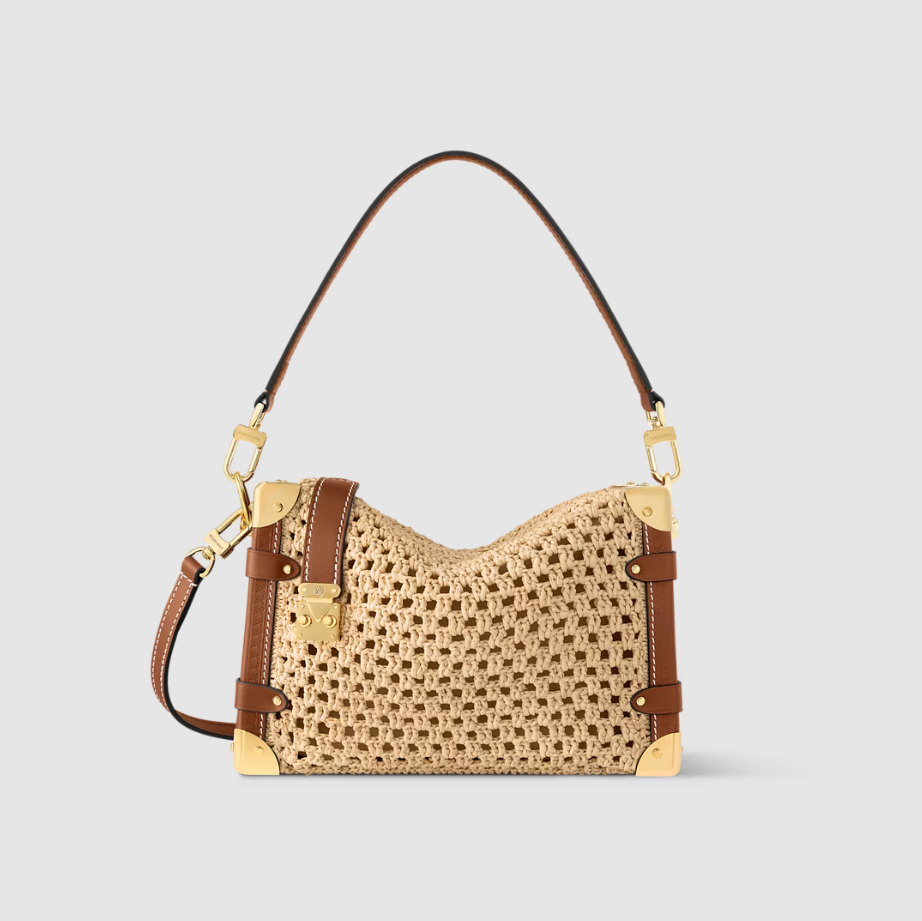 Louis Vuitton Side Trunk MM in Raffia M14405 High