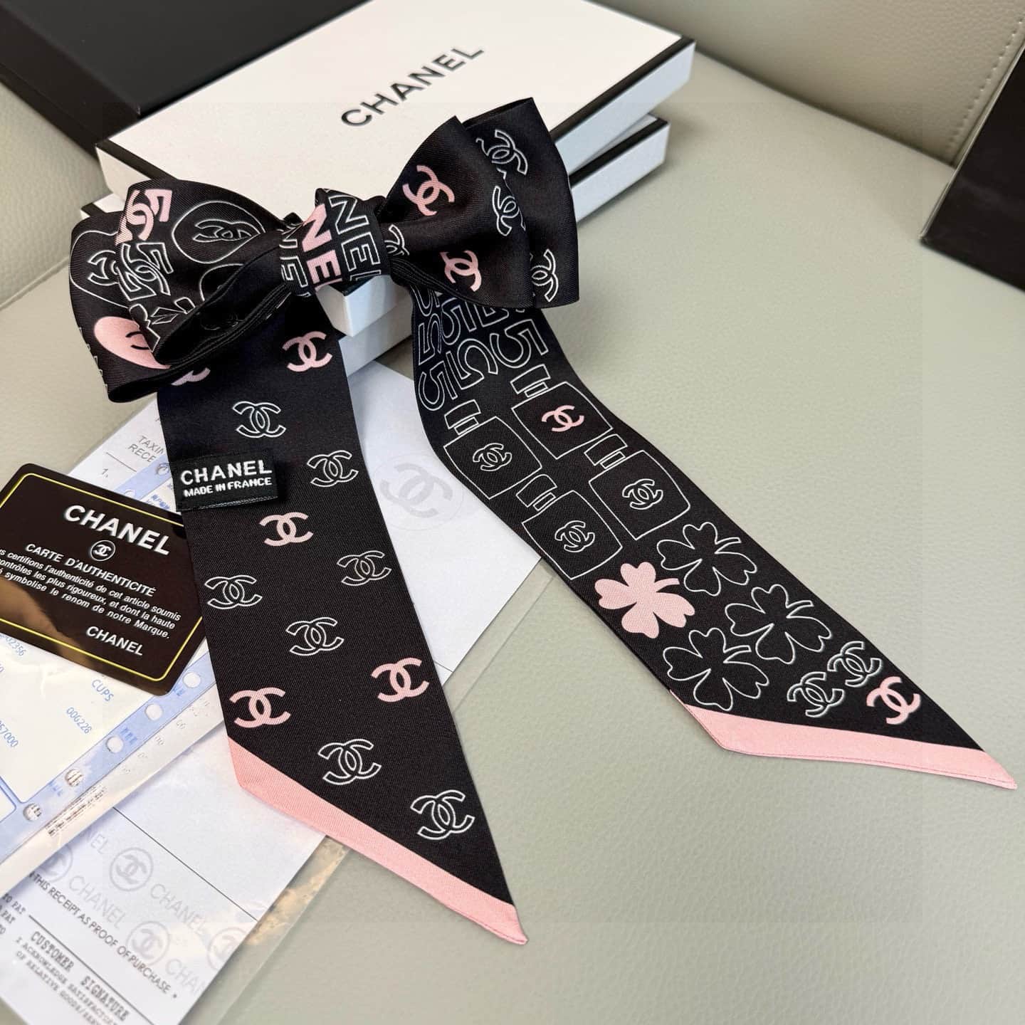 Chanel Silk CC Slim Bandeau