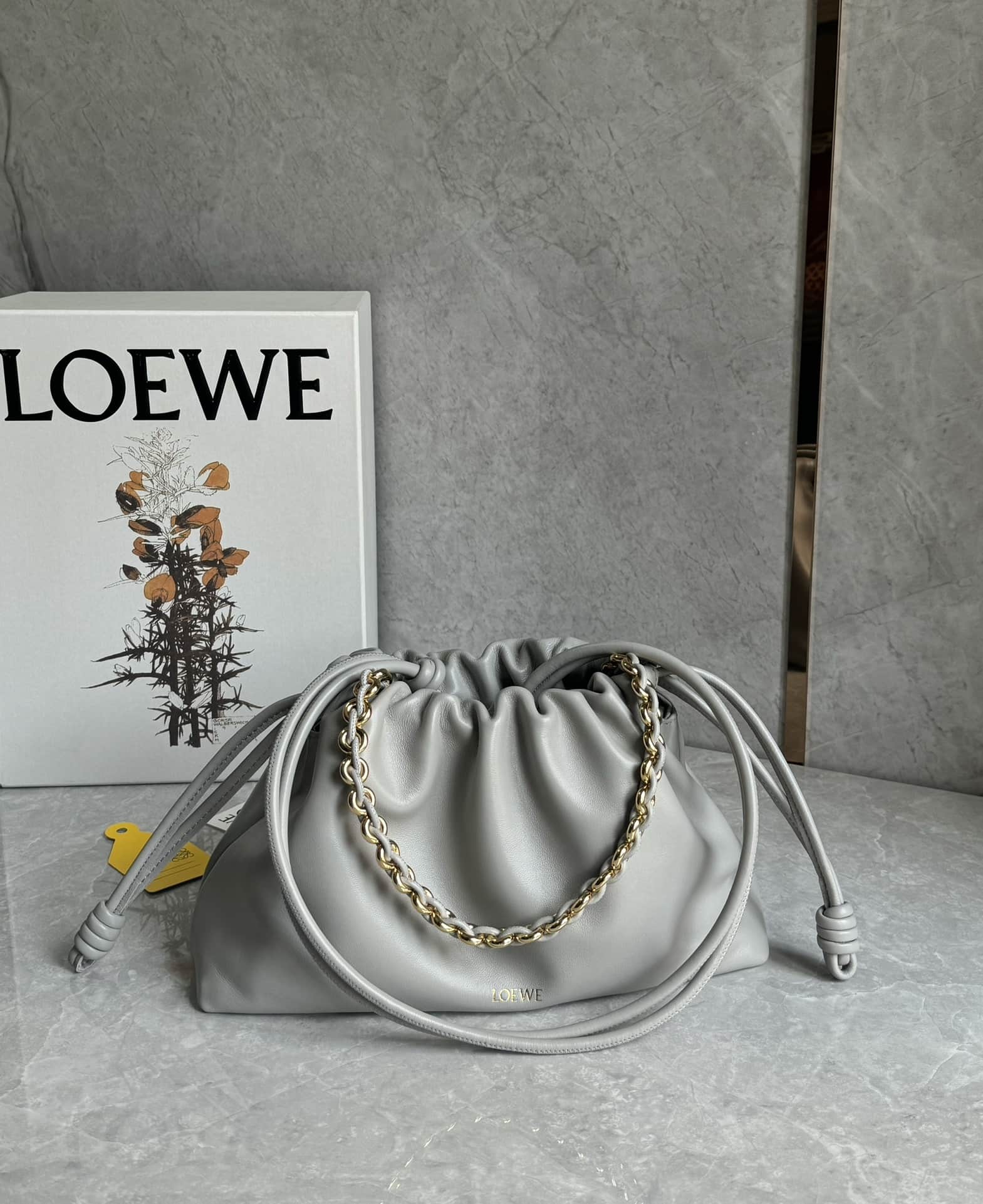Flamenco purse Medium in mellow nappa lambskin High