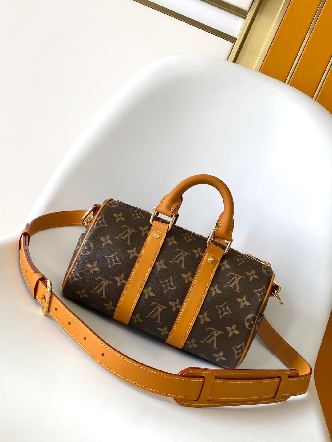 Louis Vuitton Keepall 25 Cargo Monogram coated canvas M14981 High