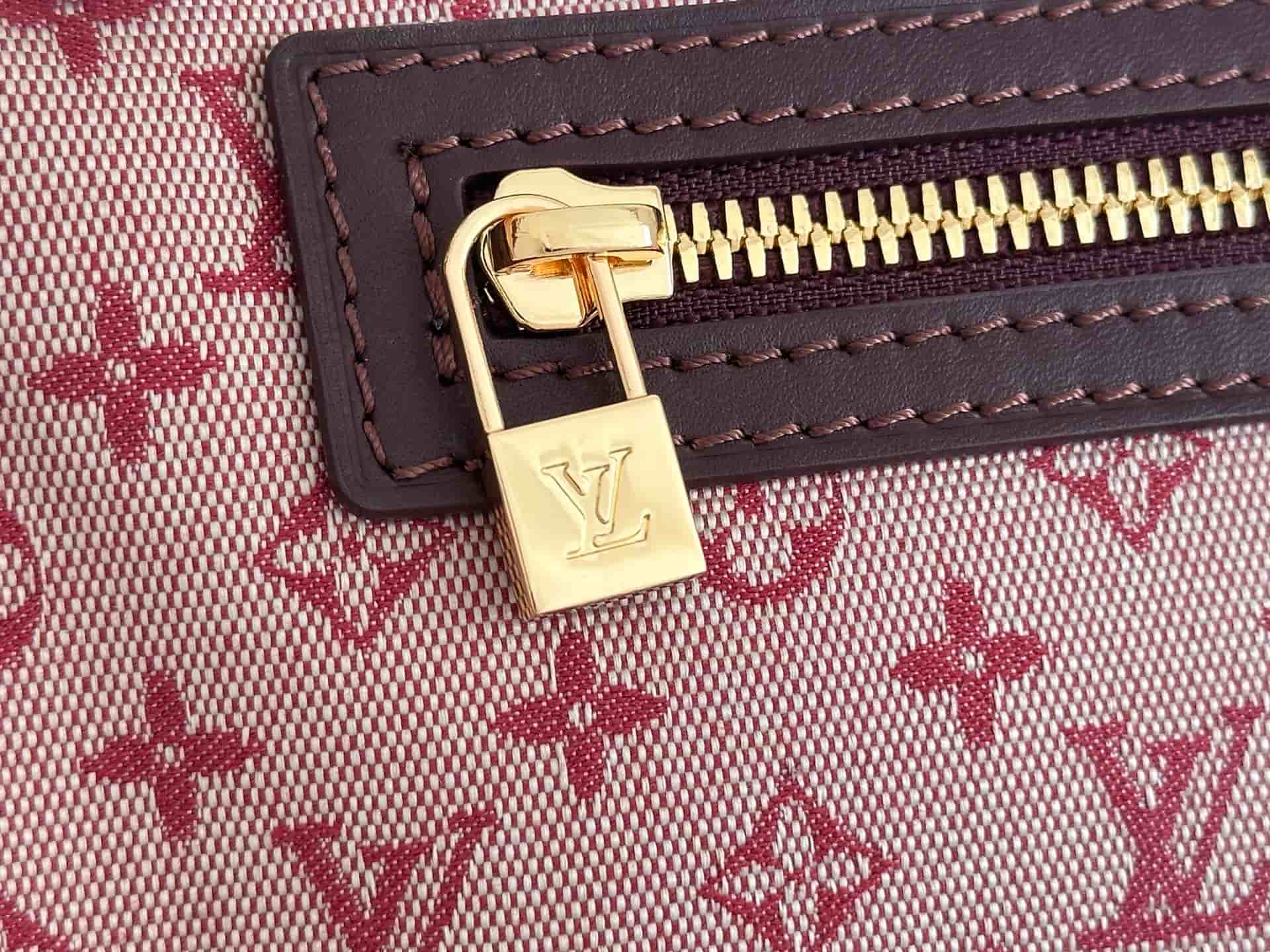 Louis Vuitton Mini Lin Pochette Kathleen Monogram Canvas Cherry-pink M92331 High