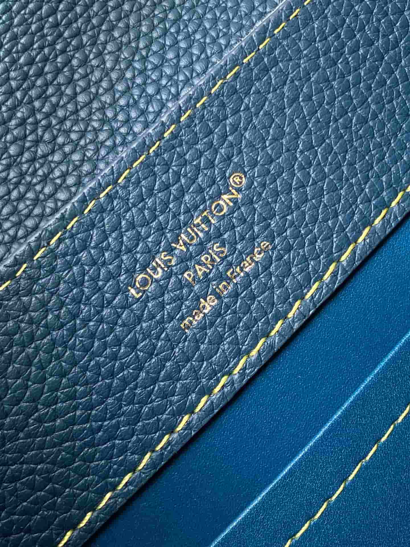 Louis Vuitton Capucines BB Blue Denim GOTS certified cotton M27302 TOP