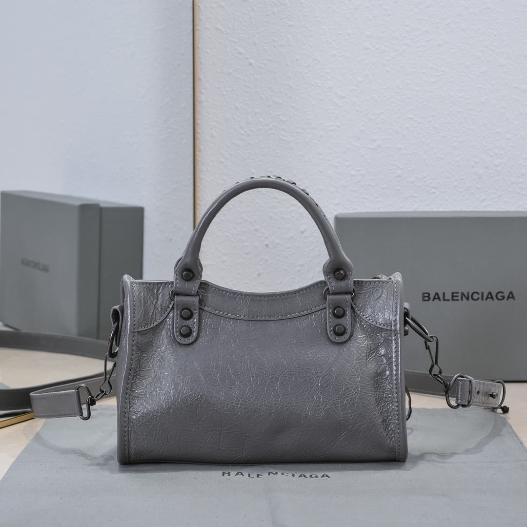 WOMEN'S LE CITY MINI BAG Lambskin & Black Metal High