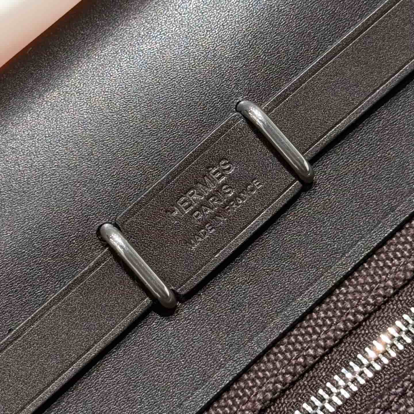 Hermes Herbag Zip Mini 20 bag Canvas and Leather Top