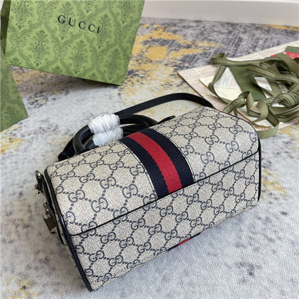Ophidia mini GG top handle bag 772053 Blue High