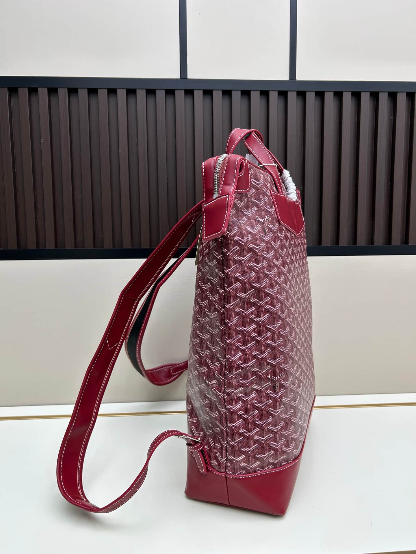 Goyard Cisalpin Backpack Goyardine Canvas & Chevroches Calfskin Mid