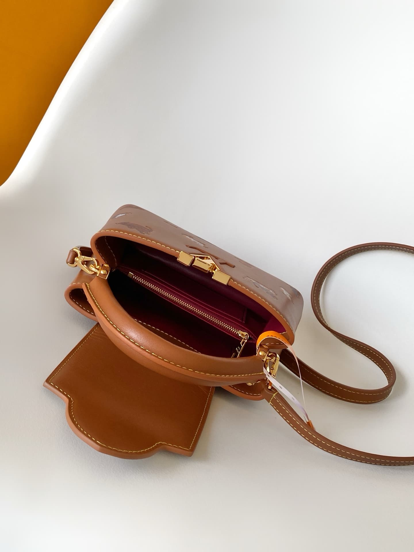 Louis Vuitton Capucines BB Tan Calfskin leather M25874 High