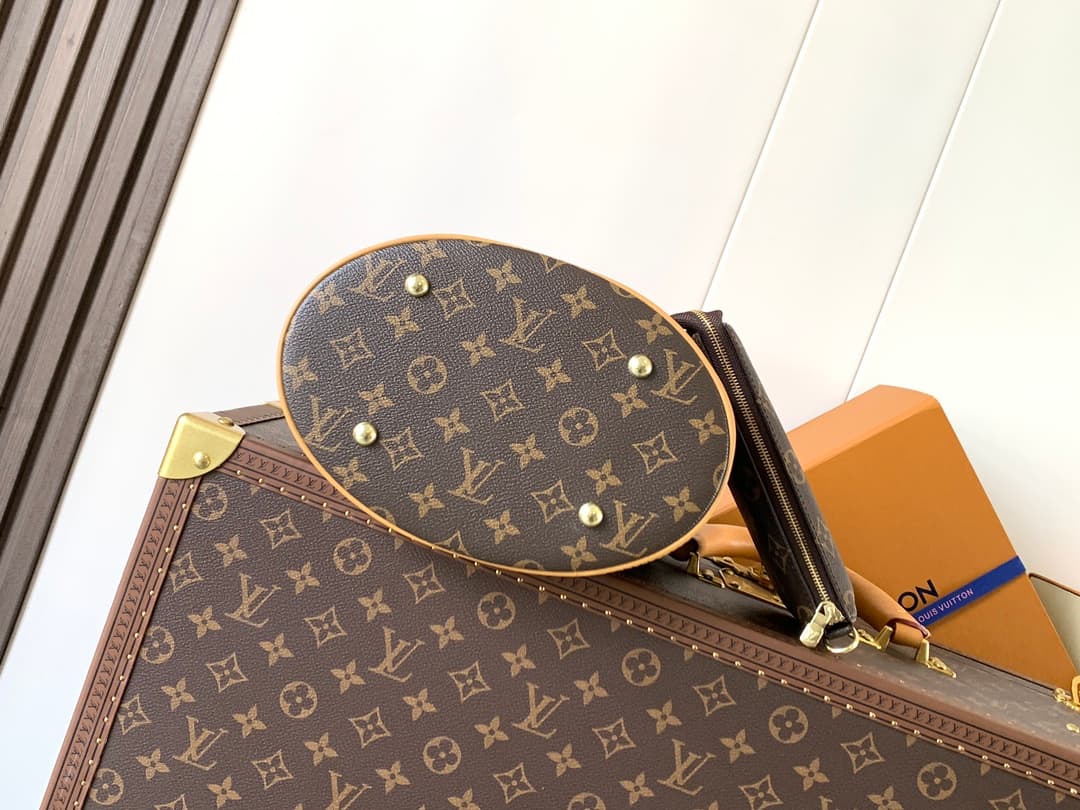 Louis Vuitton Petit Bucket bag Monogram coated canvas M42238 High