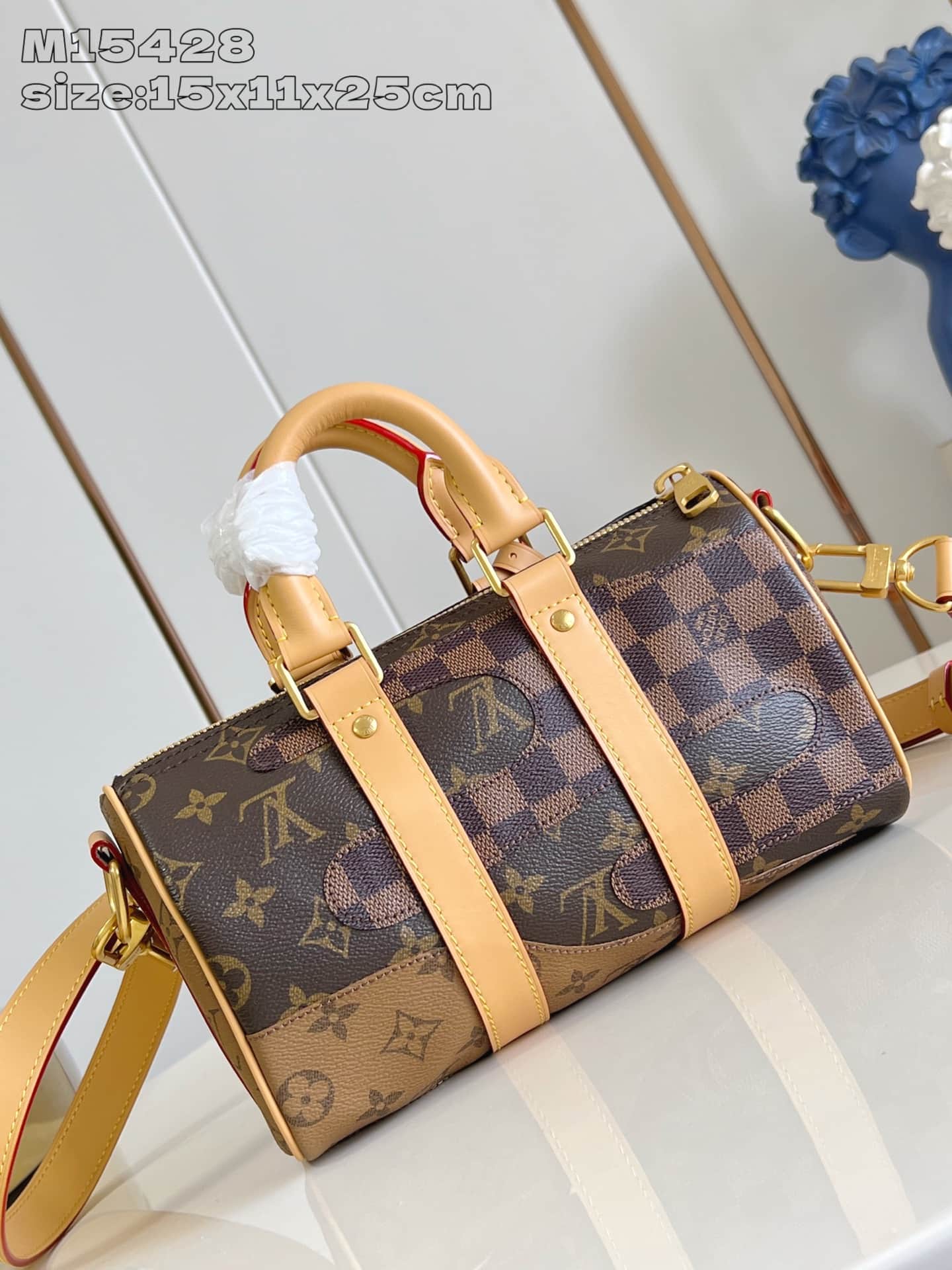 Louis Vuitton Keepall Bandoulière 25 Brown Monogram Landscape coated canvas M15428 High