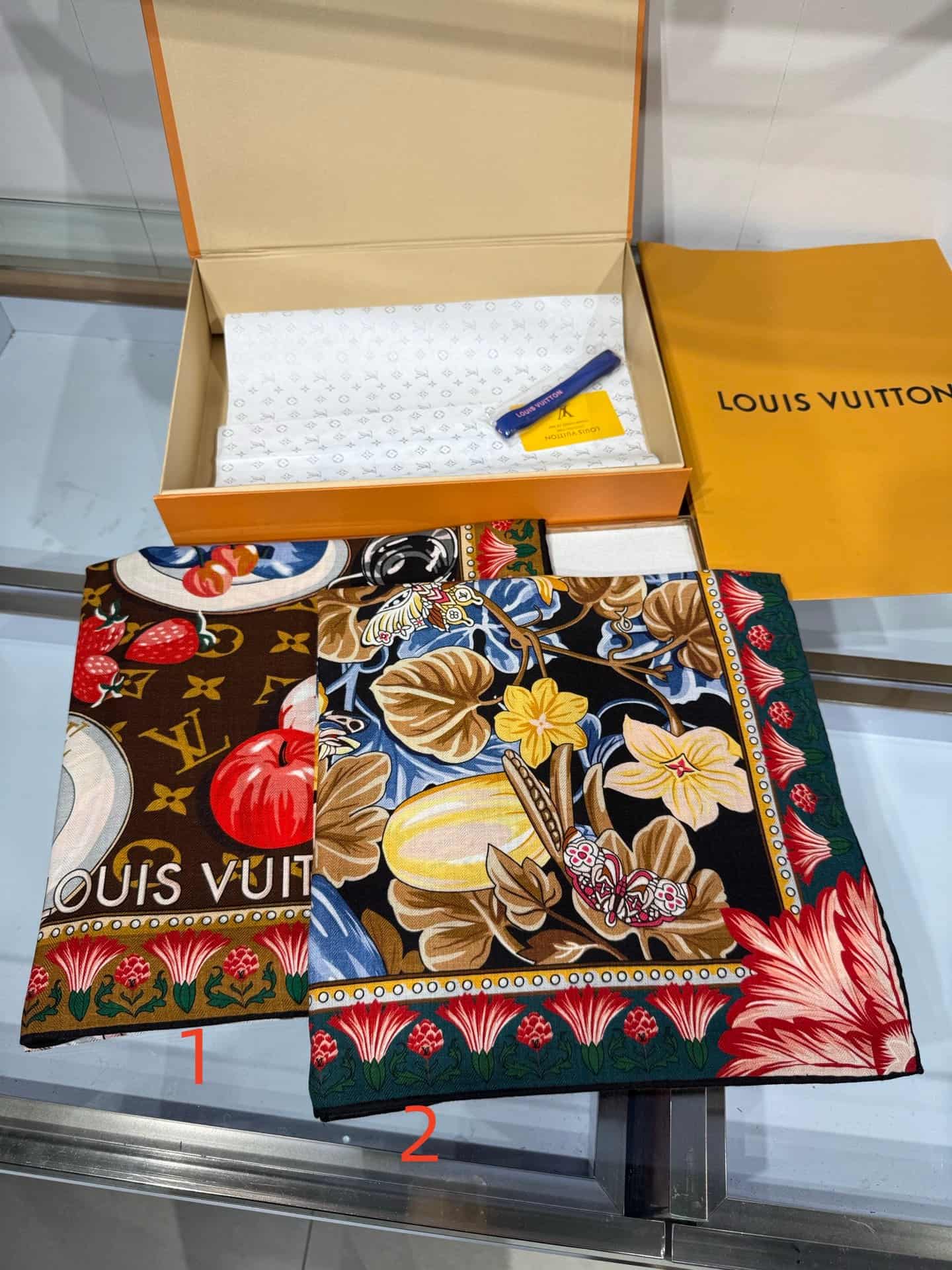Louis Vuitton Reversible Cashmere Shawl