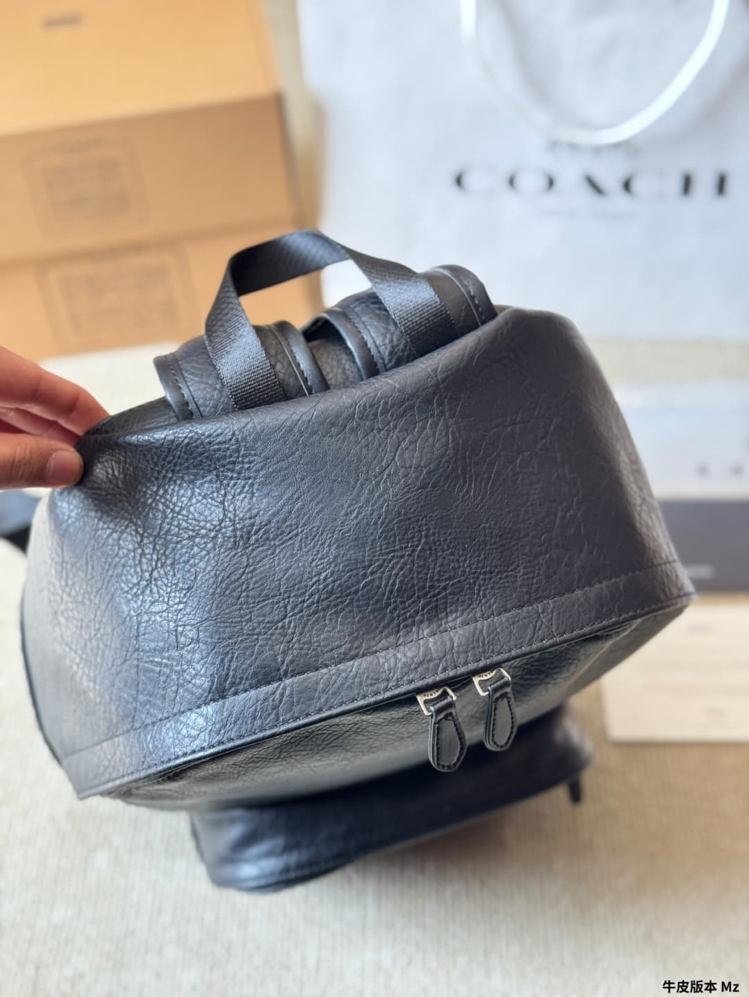 Coach Houston Backpack In Smooth calf leather
