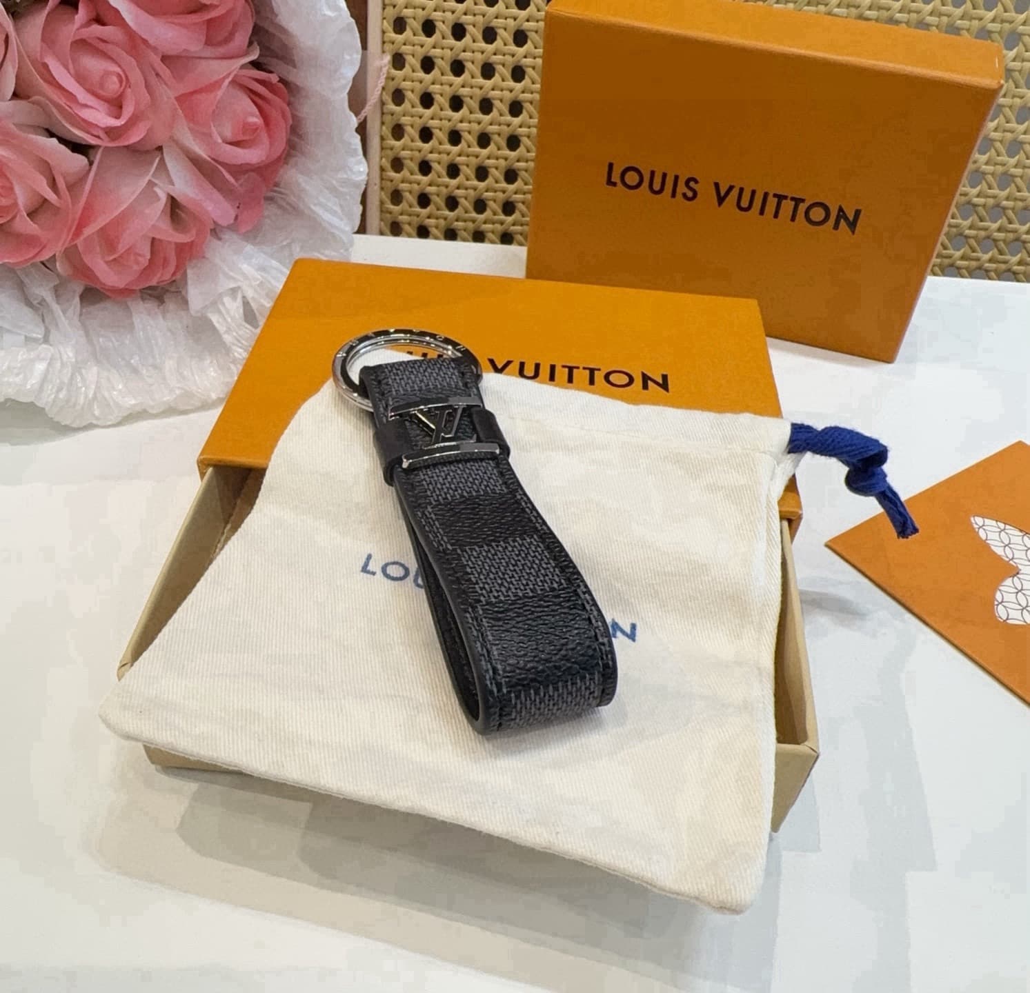 Louis Vuitton bag keychain Charm