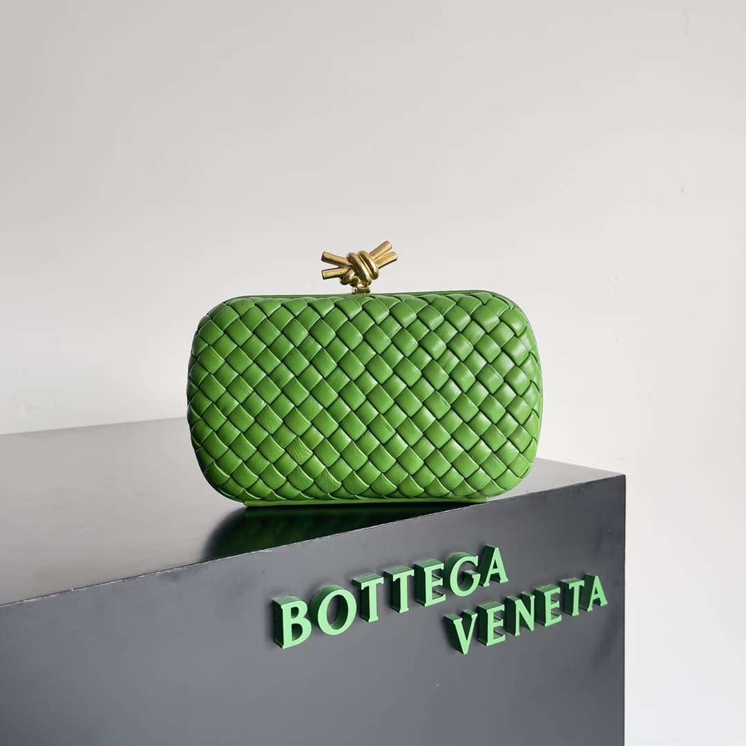 BV Knot Minaudière Clutch Lambskin Top