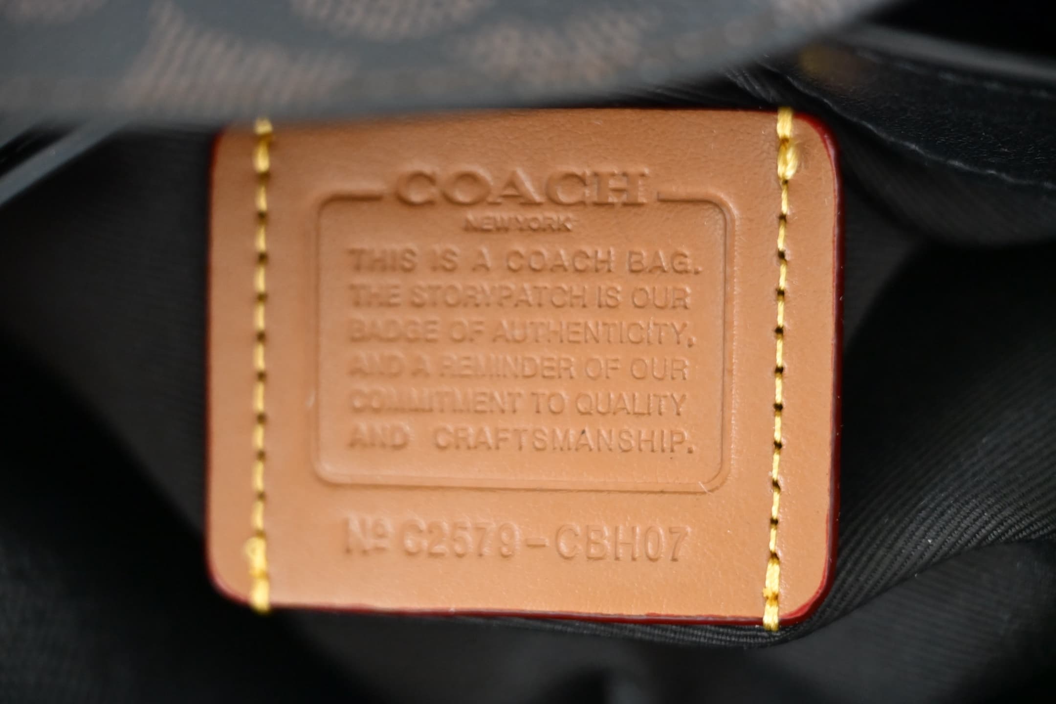 COACH Rowan Bucket Bag In Walnut Signature Canvas High