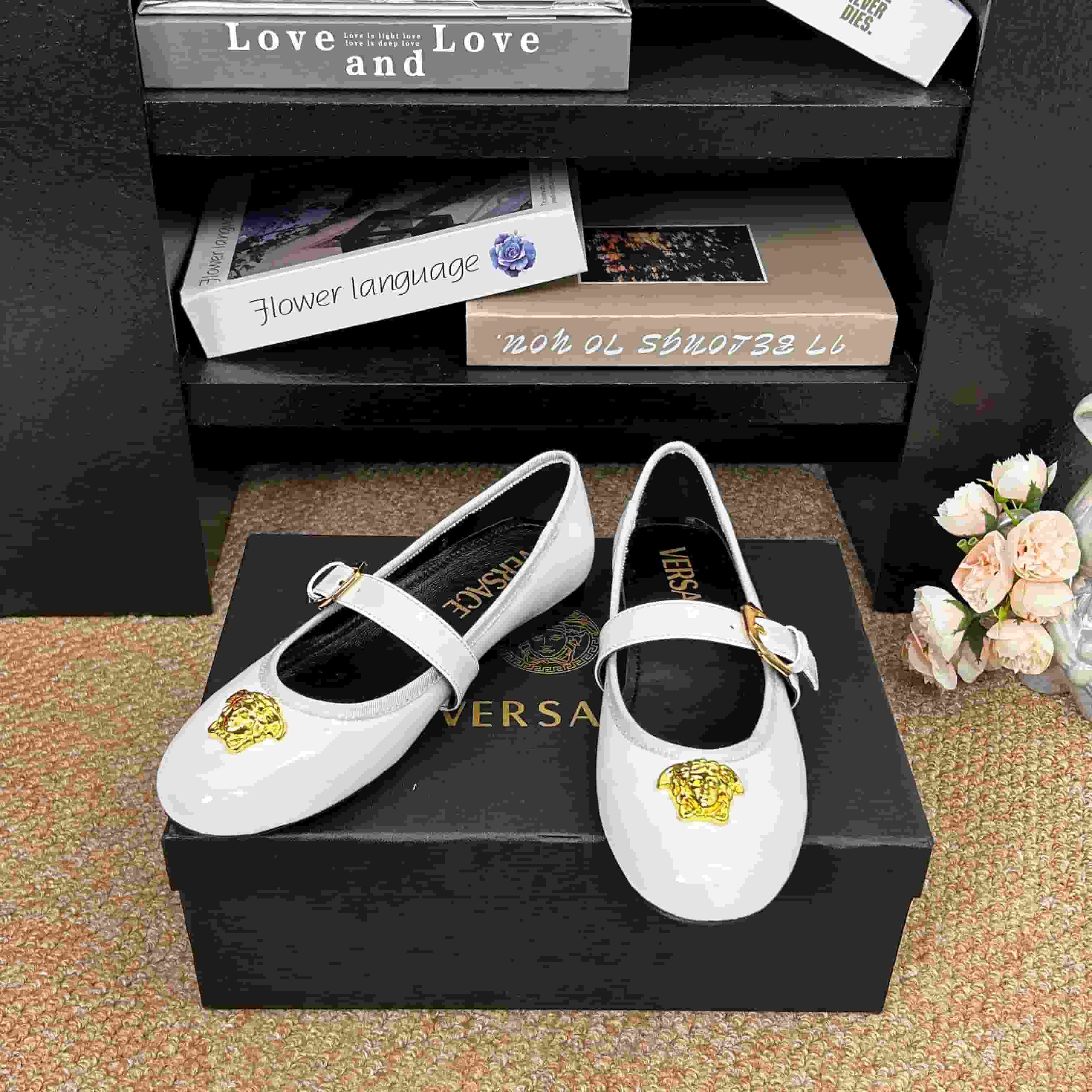 Versace La Medusa ballerina Flat Shoes Women