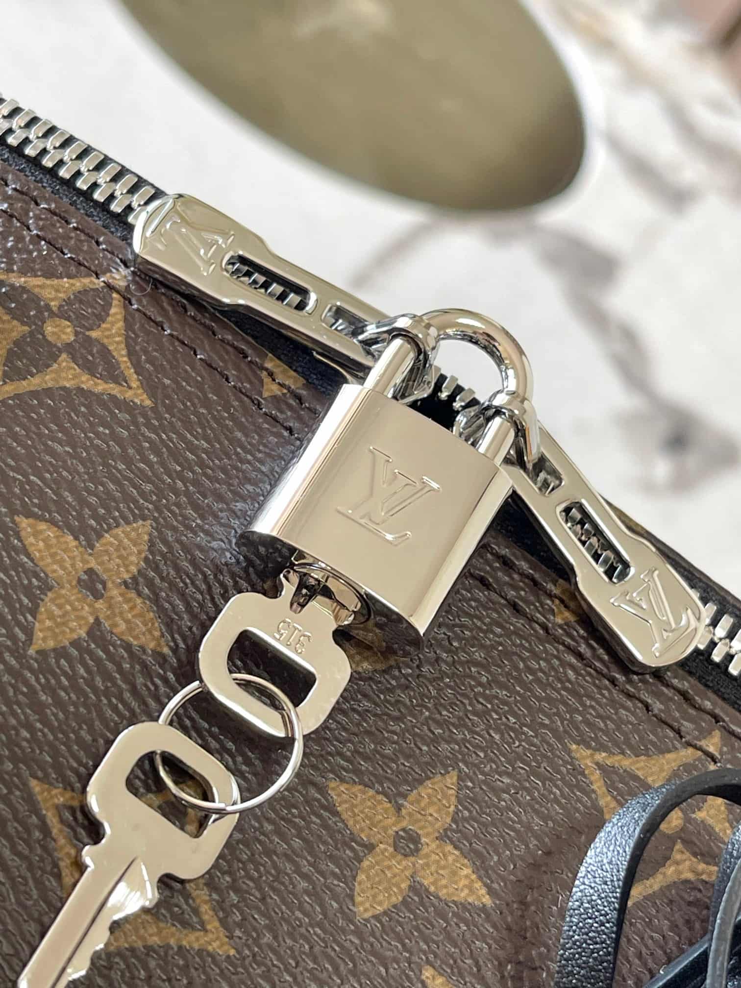 Louis Vuitton Speedy Soft 30 Dark Monogram Coated canvas Black M12243 TOP