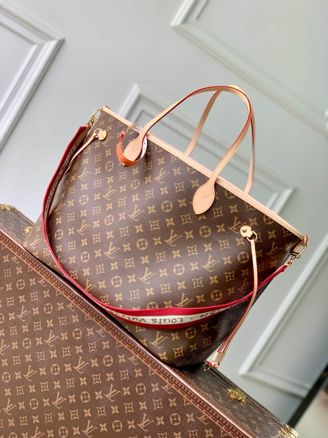 Louis Vuitton Neverfull Inside Out GM Monogram Coated canvas M15124 Beige High