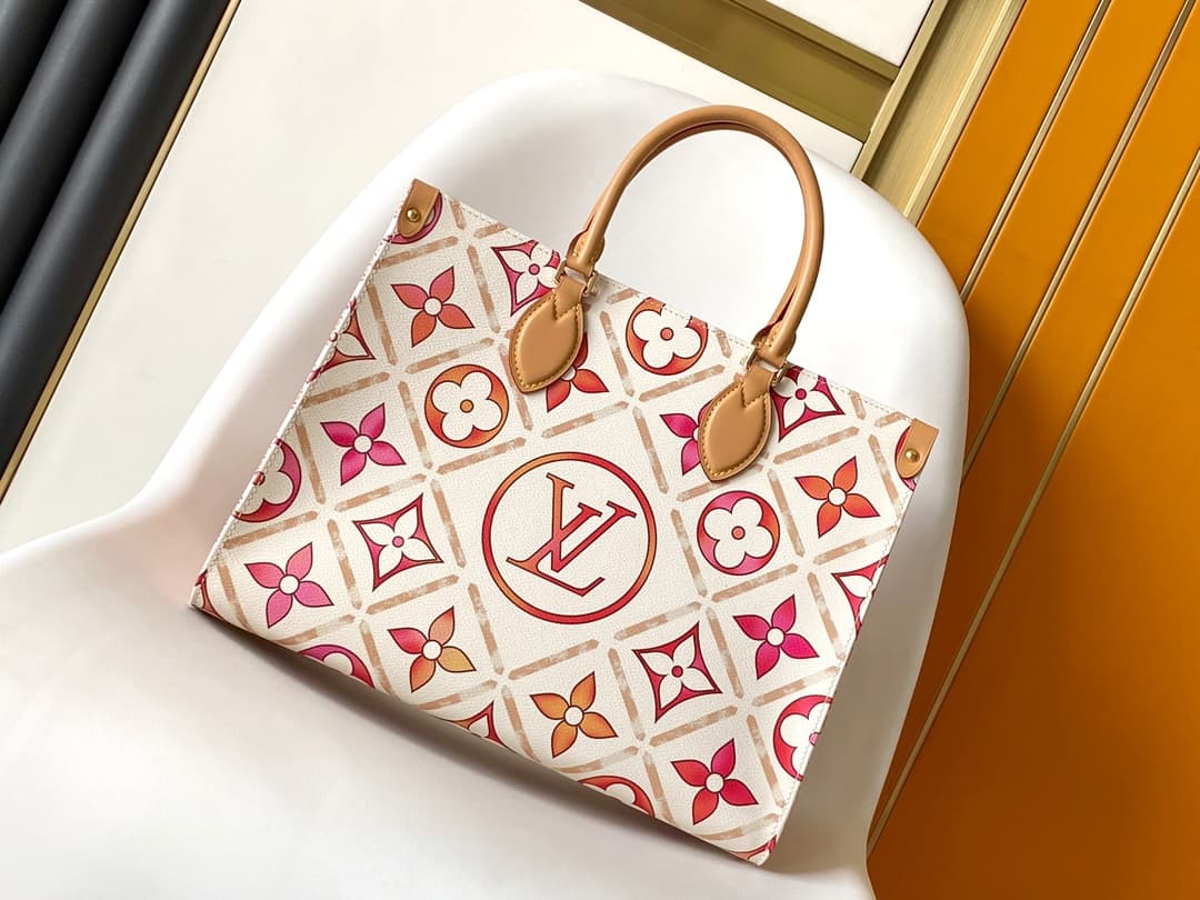 Louis Vuitton OnTheGo Tote bag  Monogram Tiles Canvas M11262 High