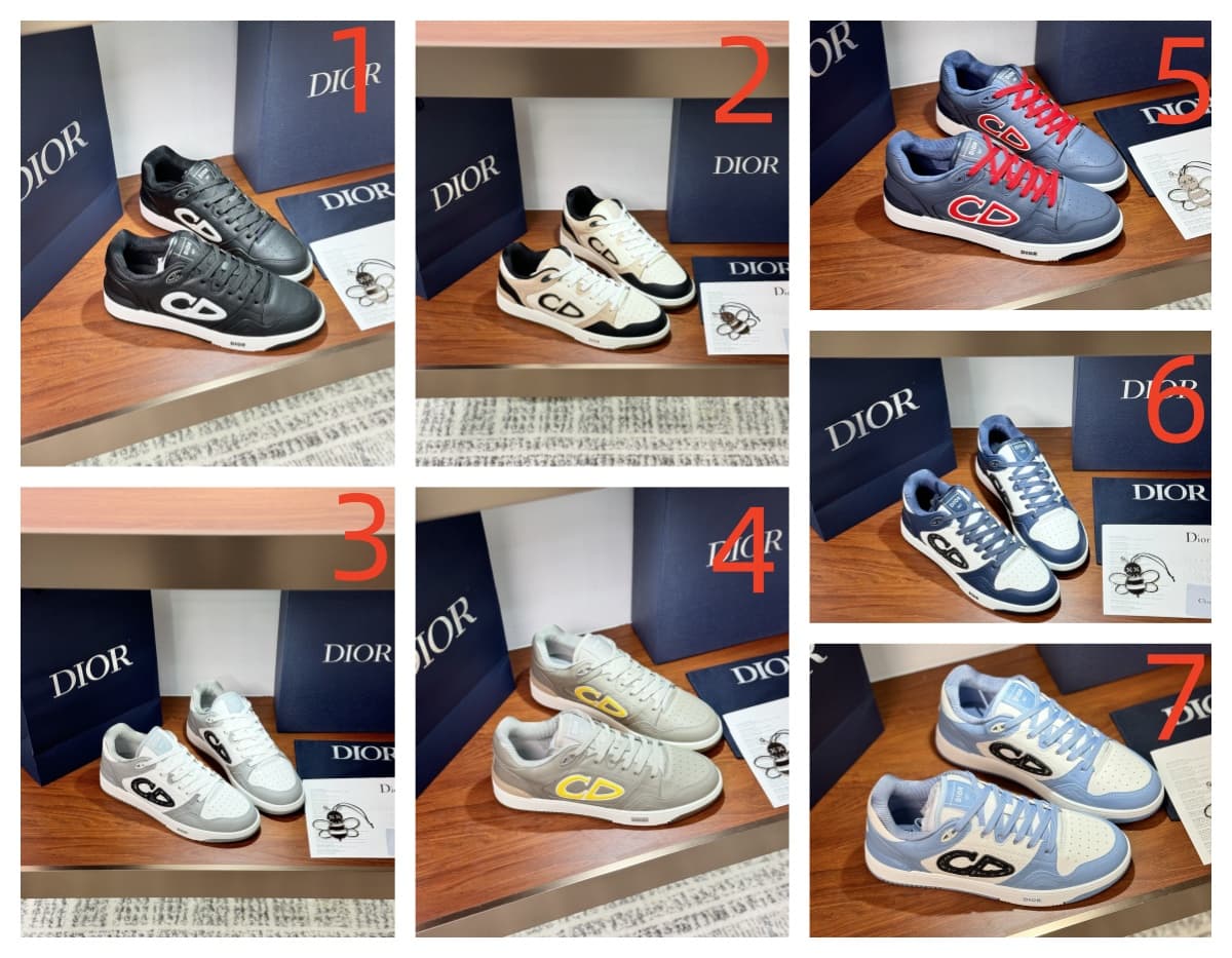 Dior B57 Dribble Low-Top Sneaker Shoes Men Women