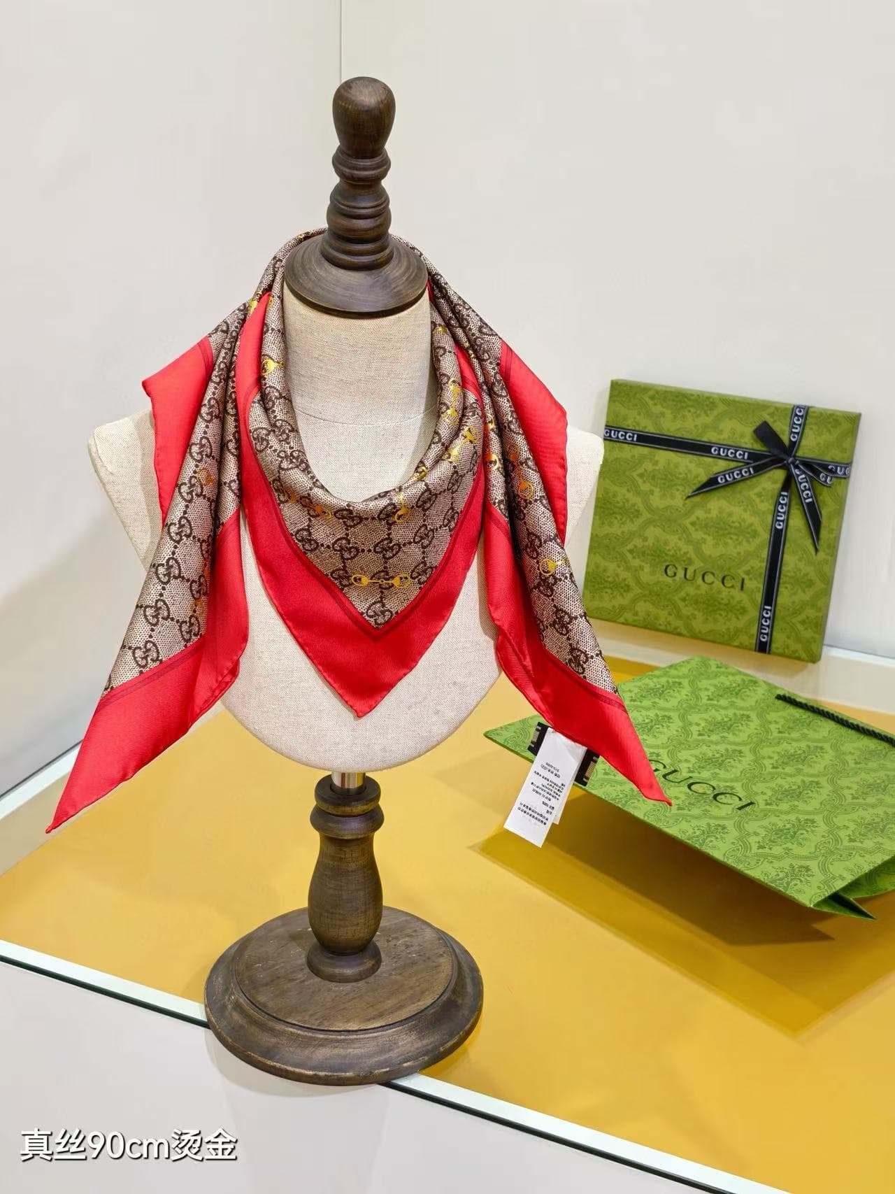 Gucci Silk Square Scarf