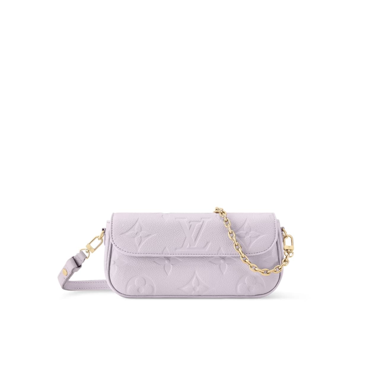 Louis Vuitton Wallet On Chain Ivy Embossed grained cowhide leather M25714 Misty TOP