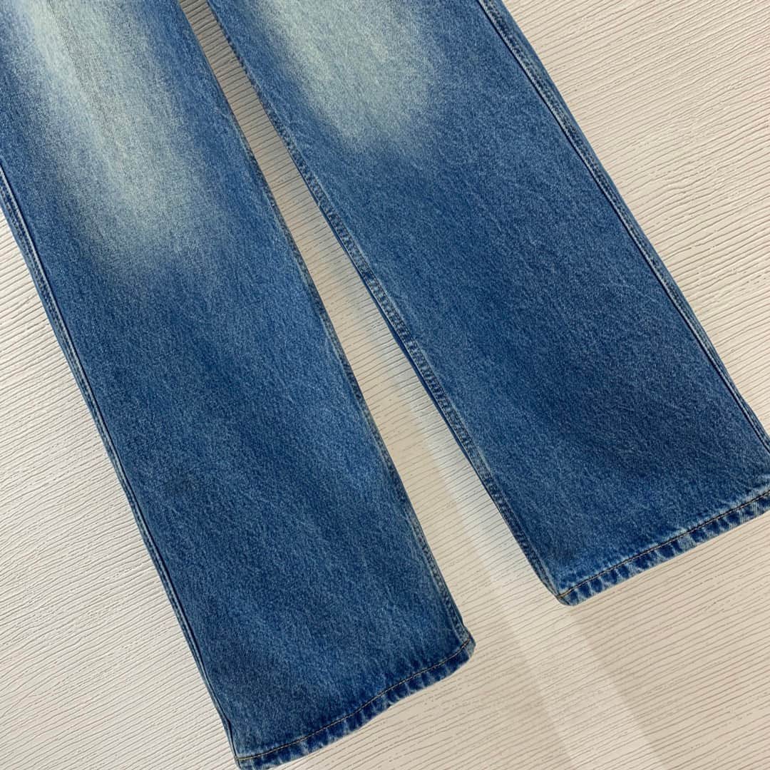 Louis Vuitton high-waist jeans women