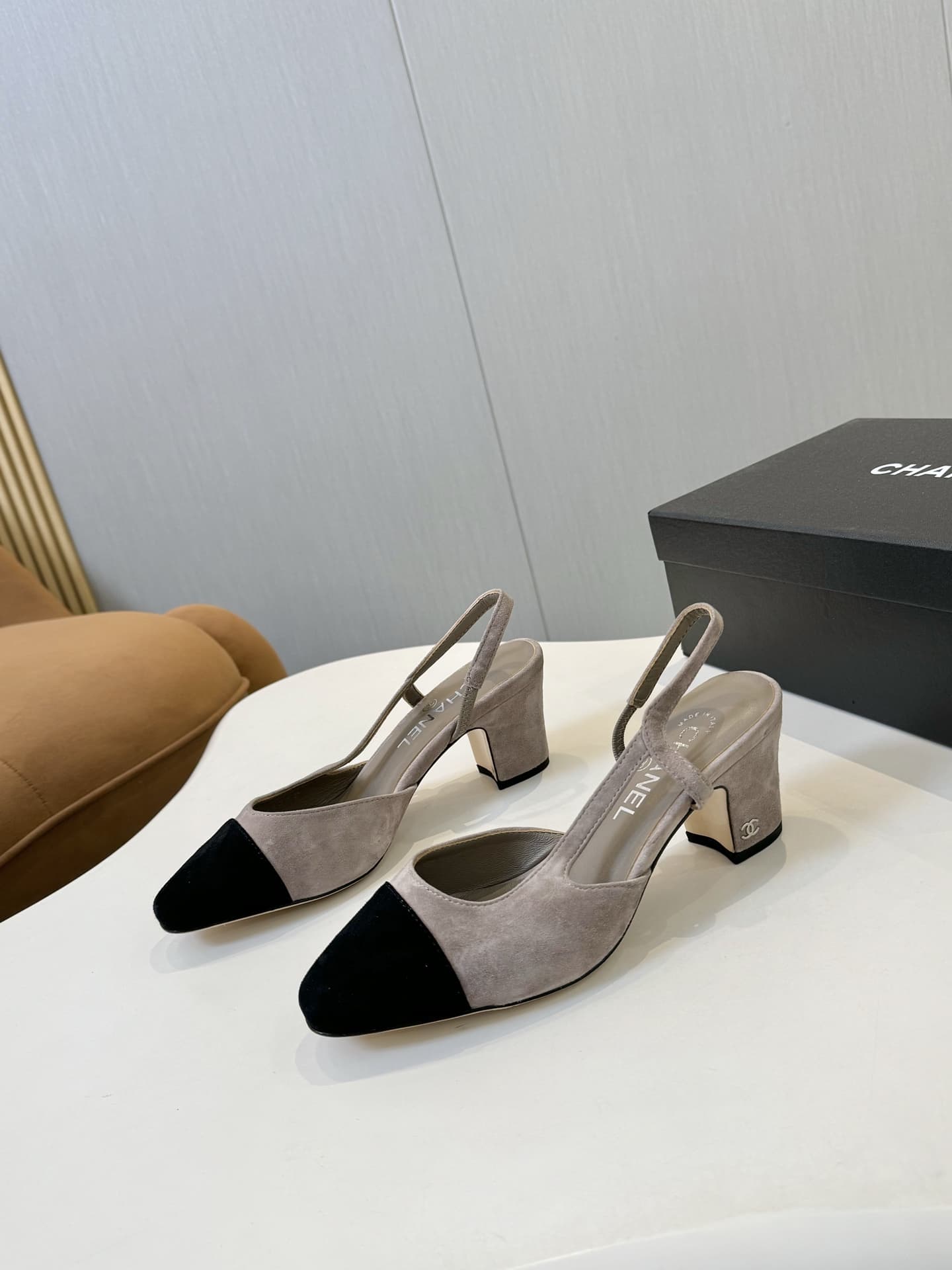 Chanel Slingback Pumps Medium Women