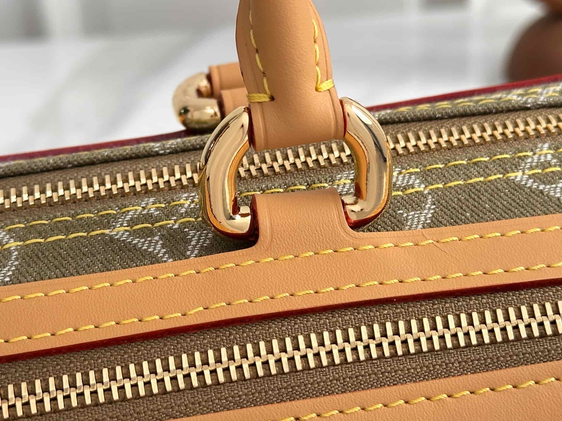 Louis Vuitton Neo Speedy Handbag in Green Denim M95215 High