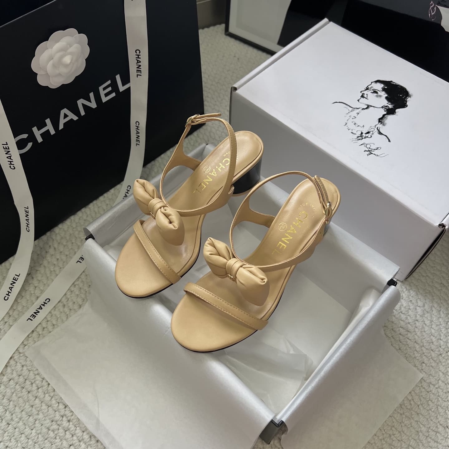 Chanel Sandal Shoes High Women
