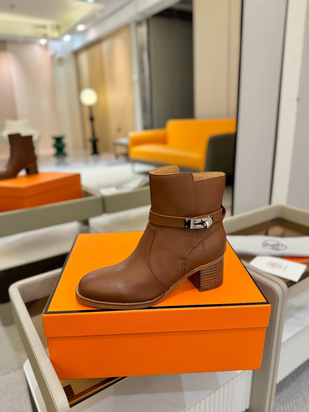 Hermes Frenchie 50 ankle Boots Shoes Women
