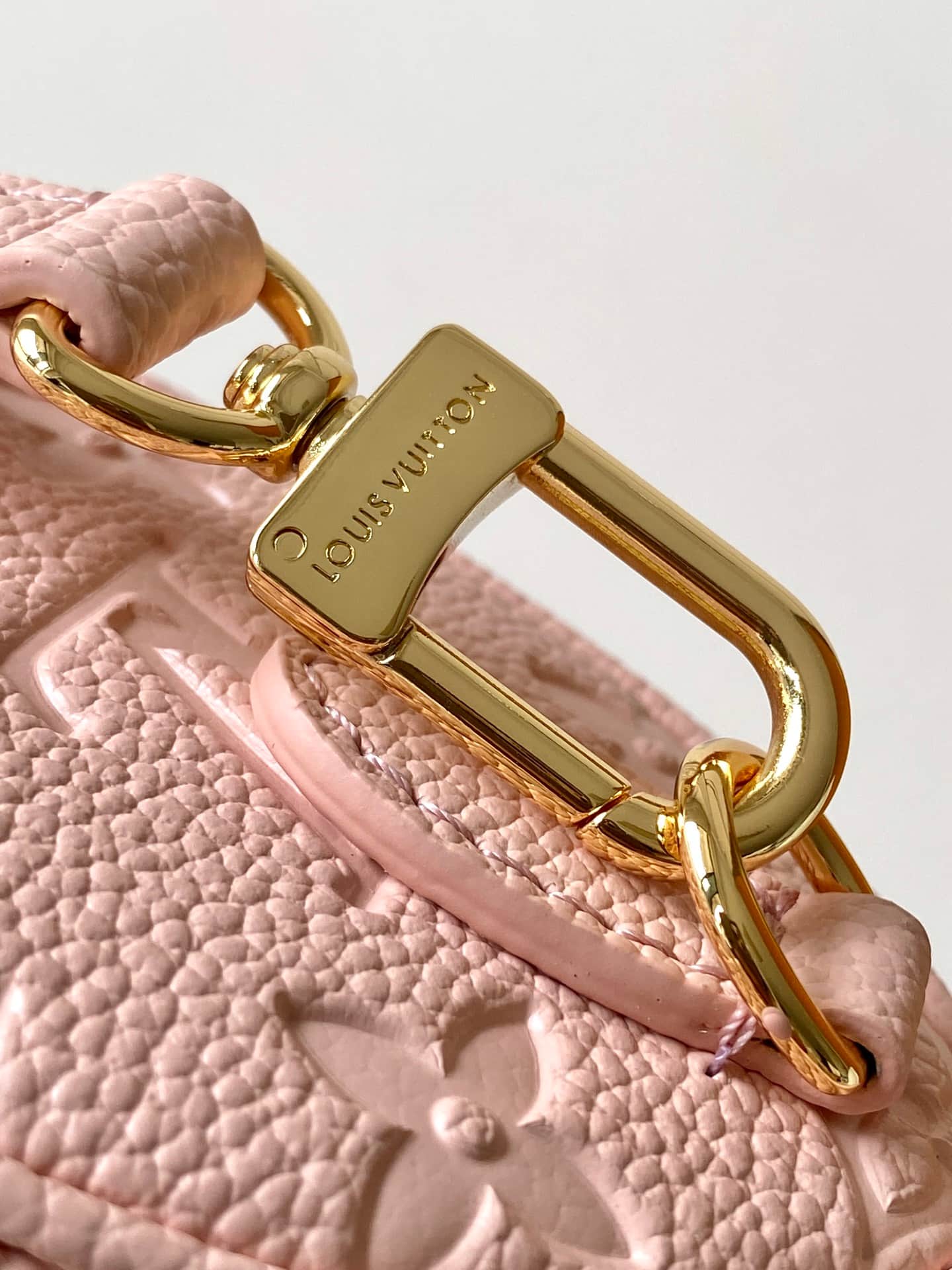 Louis Vuitton Nano Speedy Snowy Pearl Cowhide leather M27107 High