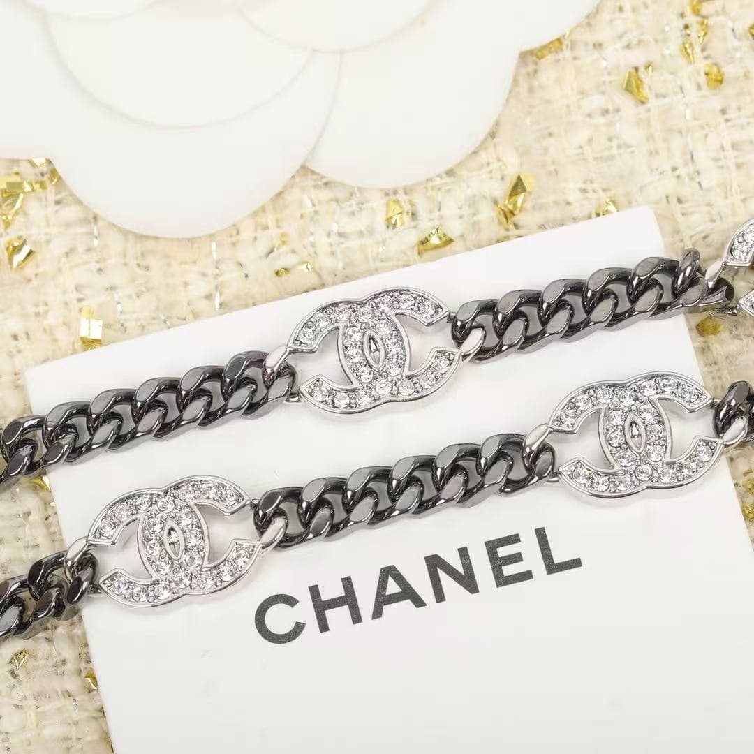 Chanel  Strass Choker Necklace High