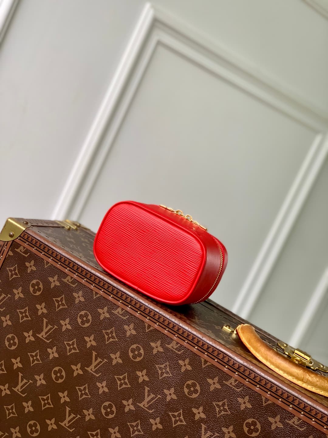 Louis Vuitton Nice Nano Epi grained leather Tender M25857 Red High