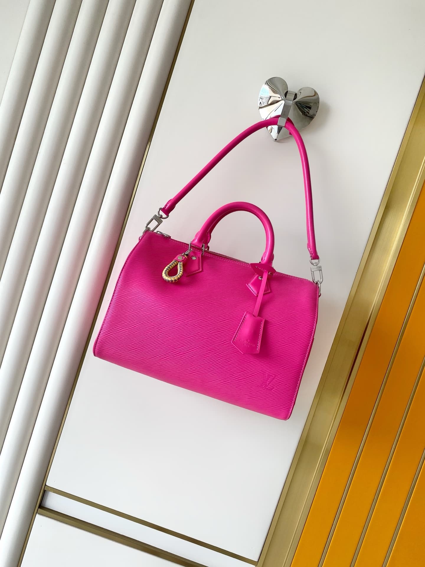 Louis Vuitton Speedy Soft 30 Rose Miami Cowhide leather M29466 High