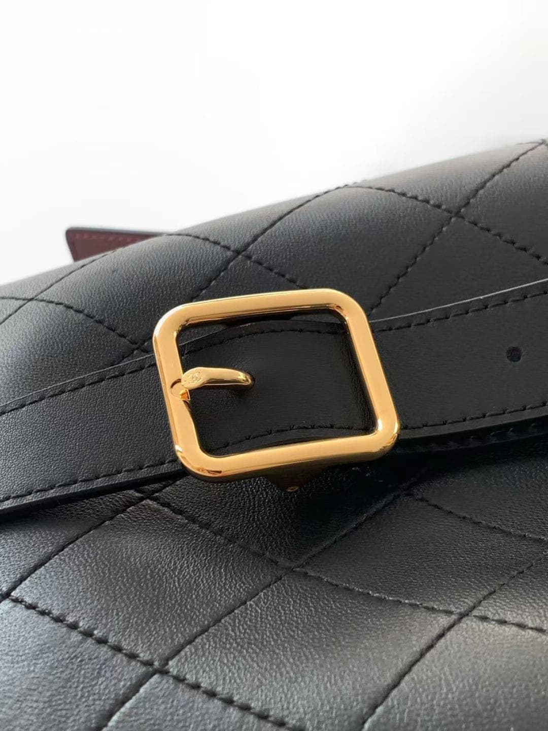 Chanel Small Bucket Bag Calfskin Leather & Gold-Tone Metal Black AS6537 A