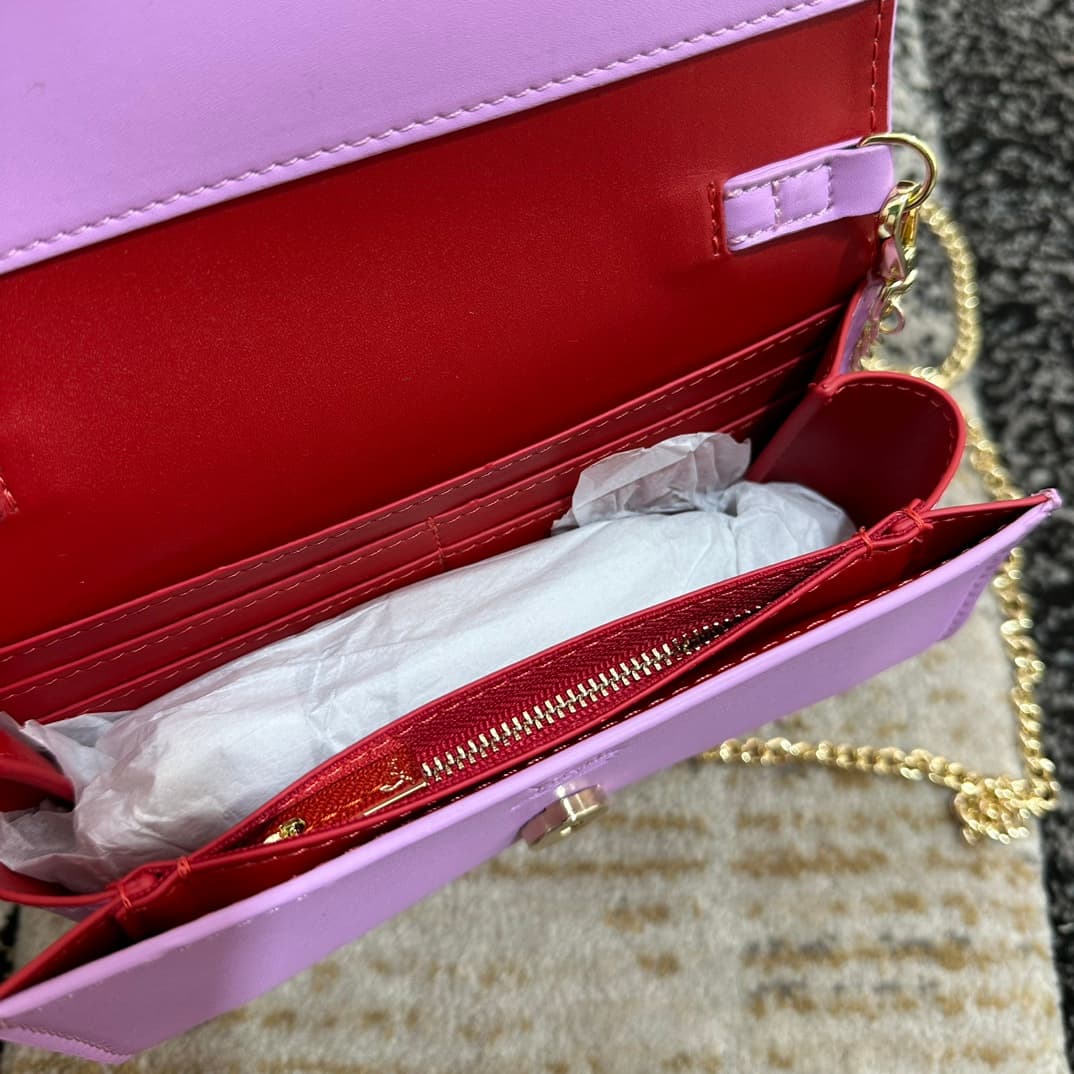 Christian Louboutin Loubi54 leather shoulder bag in purple High