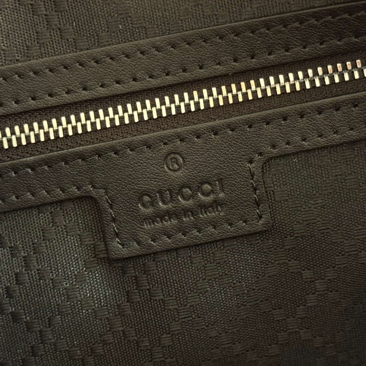 Gucci Web Trademark small crossbody bag Black soft leather ‎866982 High