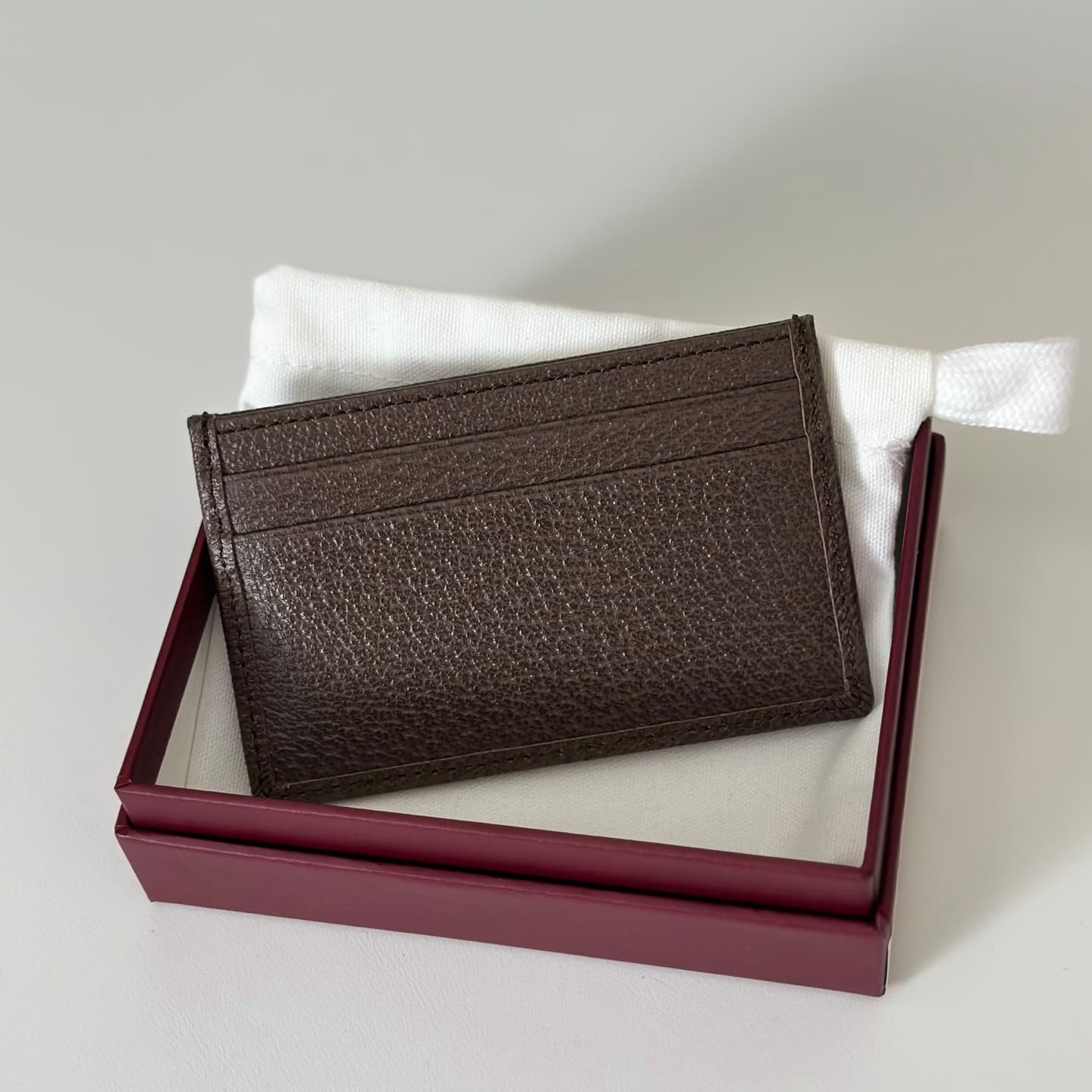 Gucci Ophidia card case wallet Coffee 834795 High