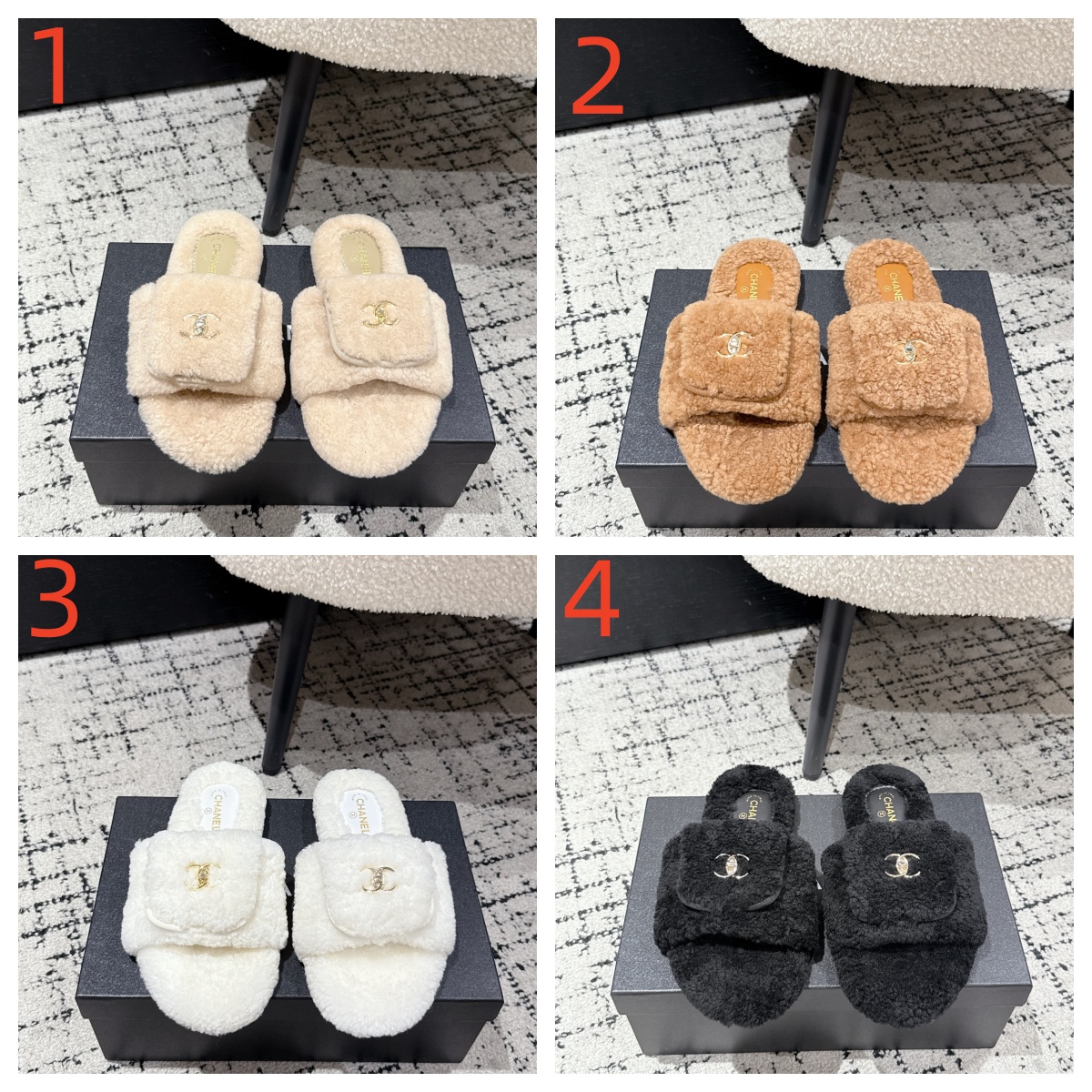 Chanel slide sandals Women