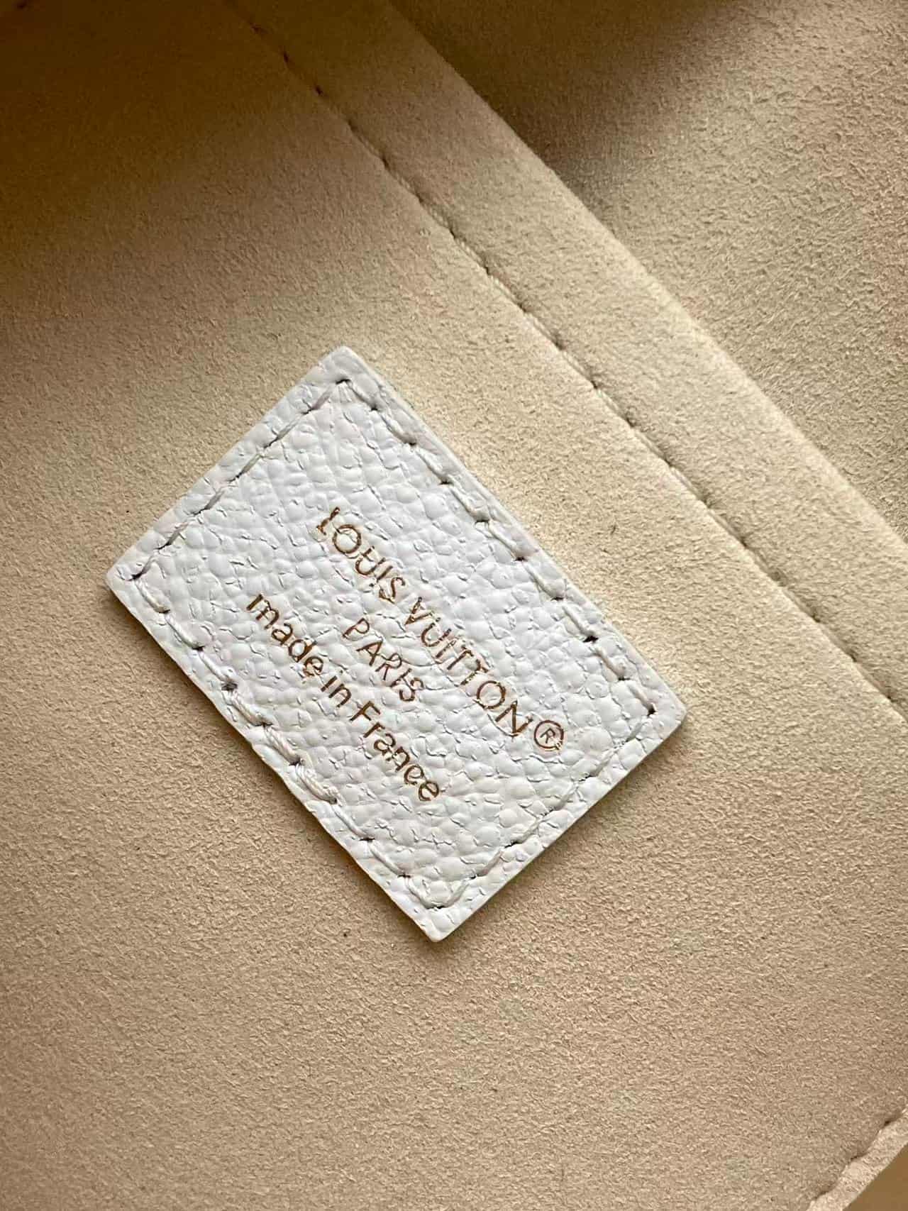 Louis Vuitton Speedy Bandoulière 20 Milky White/Blue Monogram Empreinte Leather M28314 High