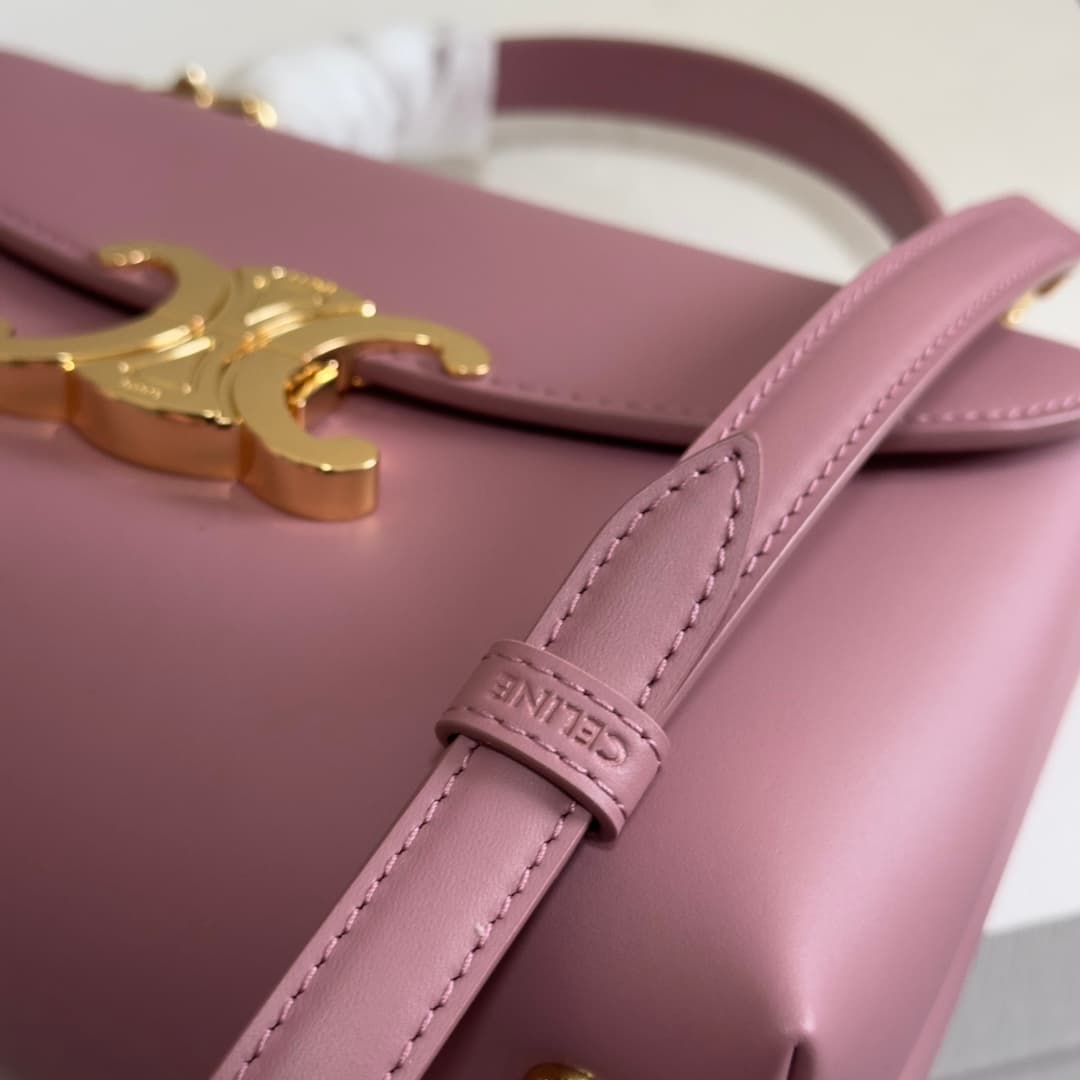 Celine Mini Nino bag in Pinkish-purple Supple Calfskin High