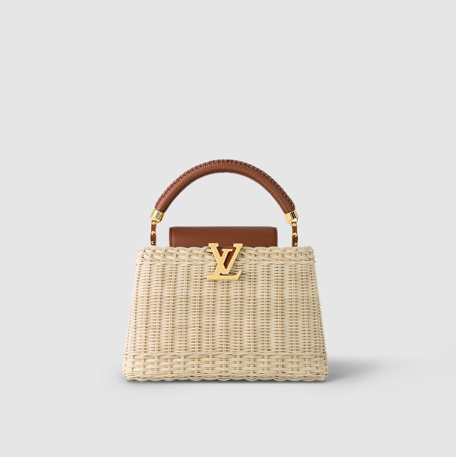 Louis Vuitton Capucines BB Cowhide and rattan M22173 Tan Top
