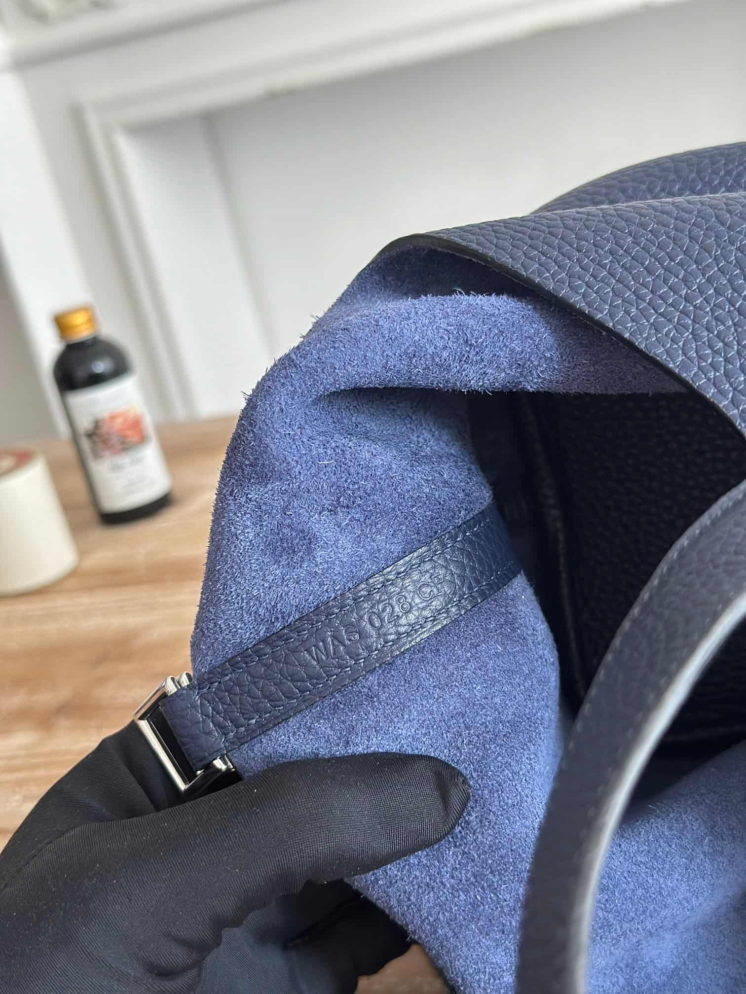 Hermès Picotin Lock 18 Bucket Bag TC Leather Silver Metal Bleu Saphir Wax High