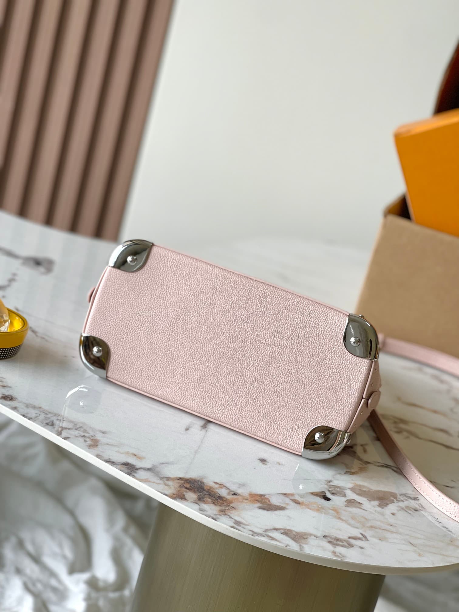 Louis Vuitton Alma Trunk BB Petal Pink Calfskin leather M2A301 TOP