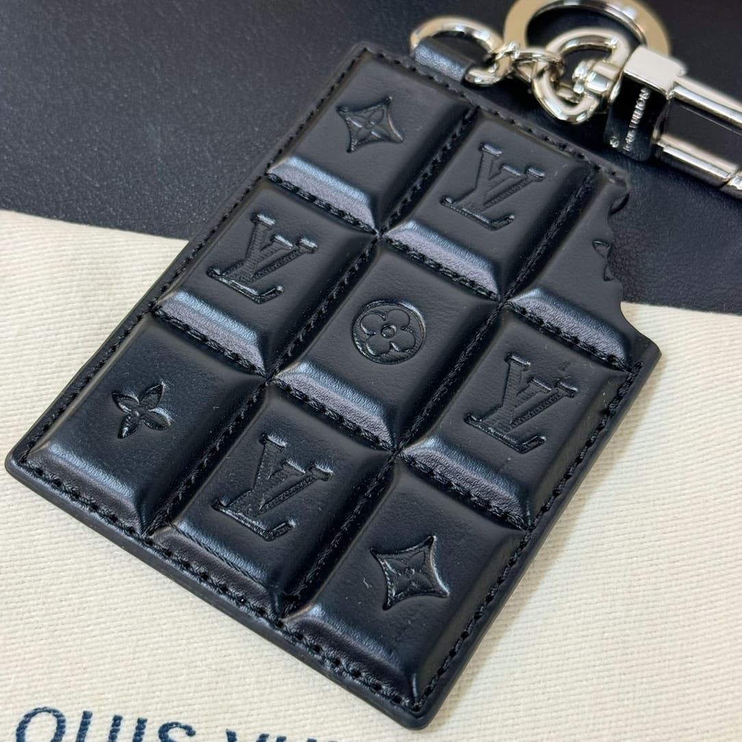 LV Chocolate Bar Figurine Key Holder And Bag Charm M01478