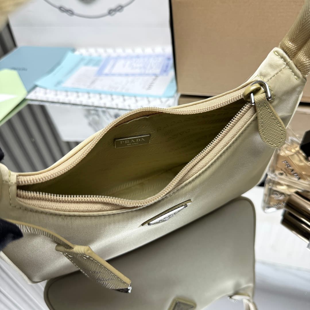 Prada Re-Nylon Re-Edition 2000 mini-bag Beige Recycled Polyamide 1NE515 High