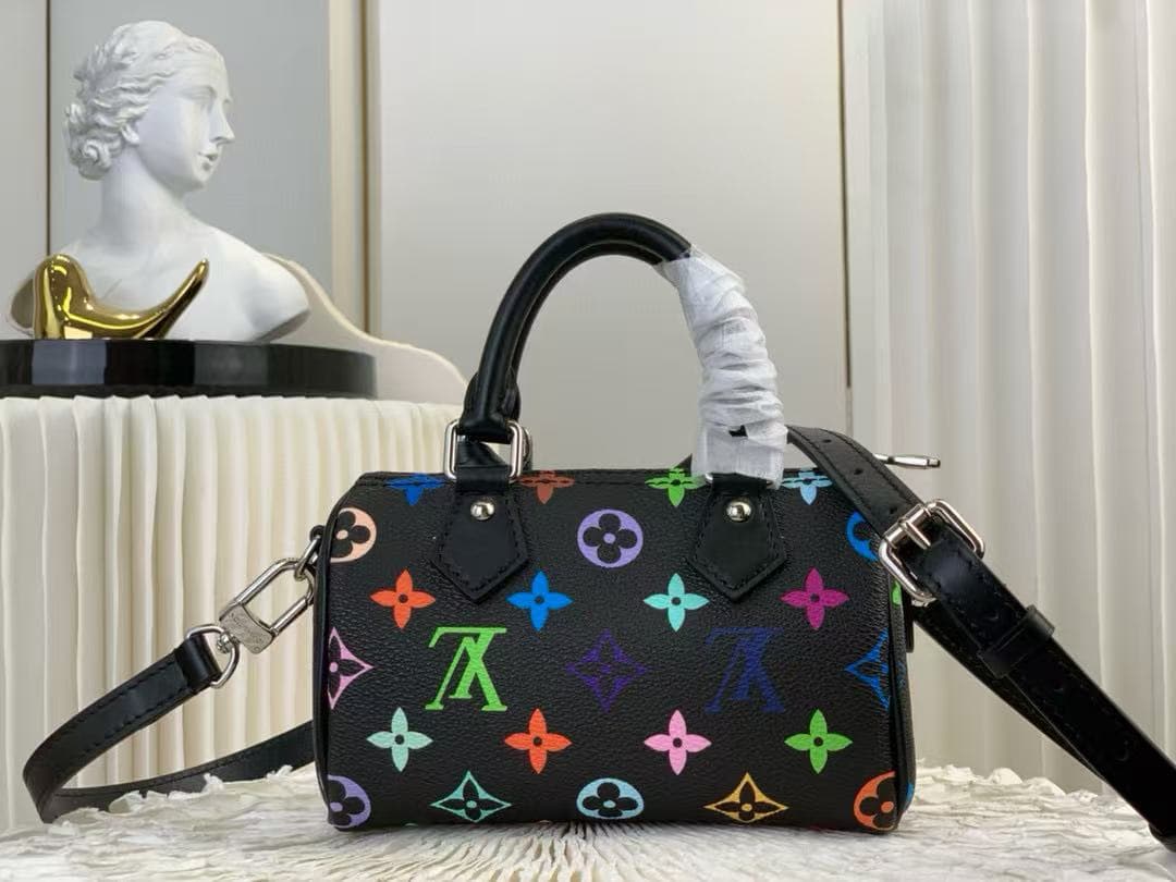 Louis Vuitton x Murakami NANO SPEEDY Monogram coated canvas M13406 High