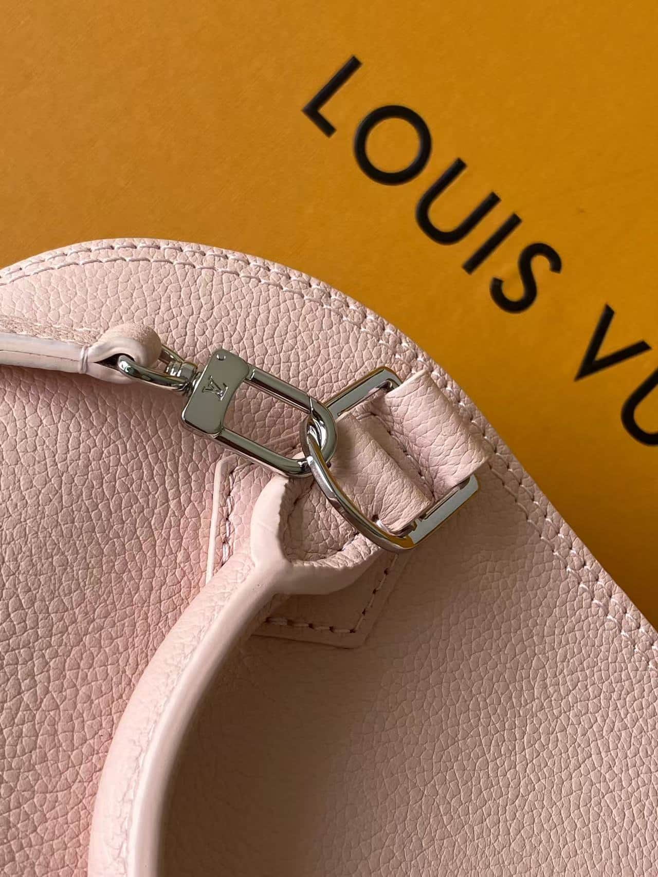 Louis Vuitton Alma Trunk BB Petal Pink Calfskin leather M2A301 High